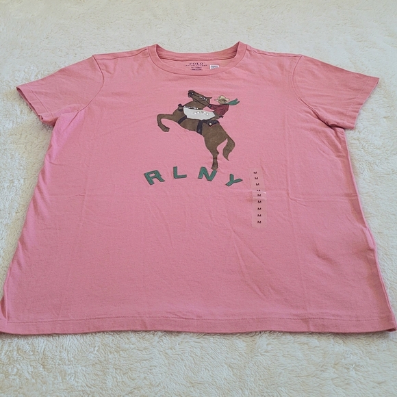 POLO🏇 by Ralph Lauren Cowboy🤠 on Horse🐎 Top - NWT - Picture 14 of 16